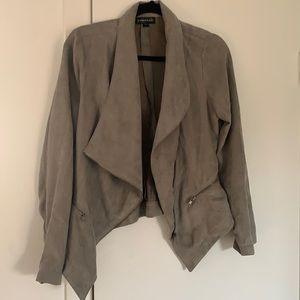 Rampage suede waterfall jacket